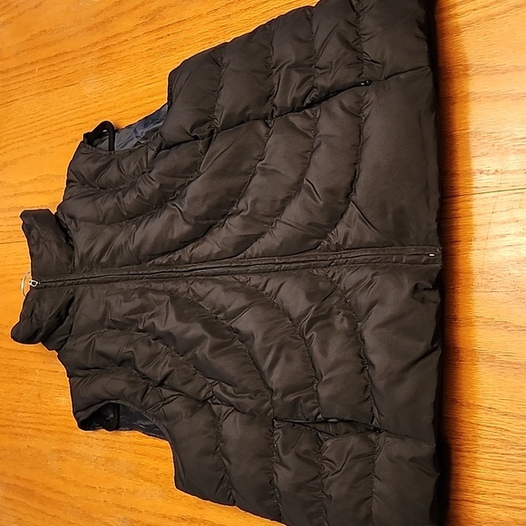 Nine West Black Quilted Vest with Stand-Up Collar - Picture 1 of 9